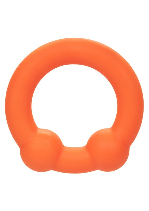 Alpha Ring, Liquid Silicone Dual Cage & Ring, red