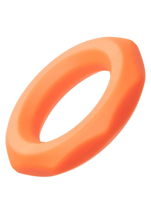 Alpha Ring, Liquid Silicone Sexagon Ring, red
