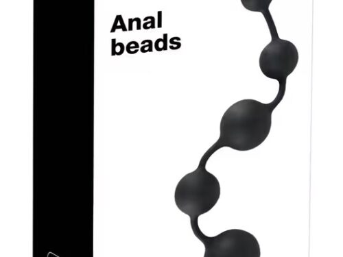 Black Velvets Anal Beads Silicone