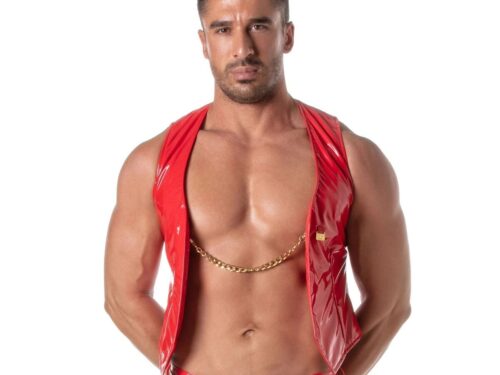 Vinyl chain gilet