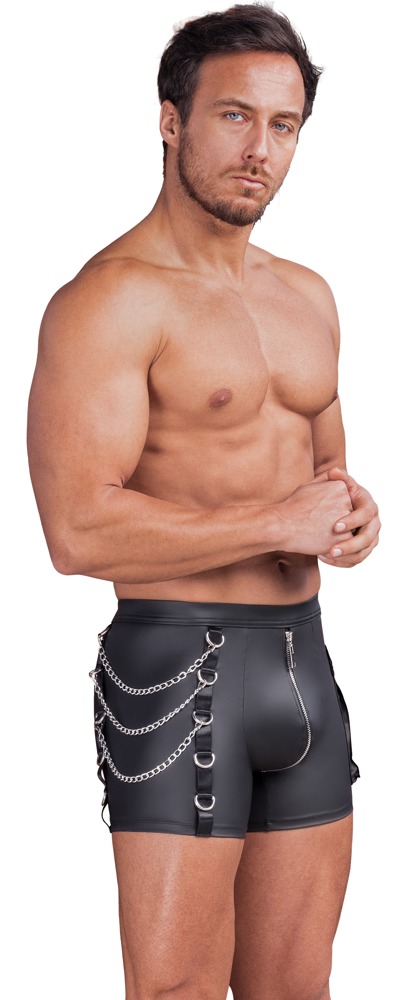 Boxer met kettingen