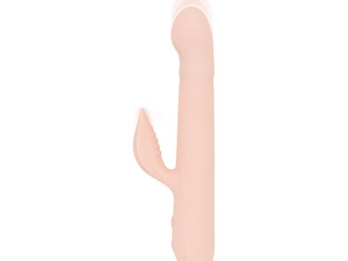 Good Vibes Only - Thrusting Vibrator - Soft Silicone