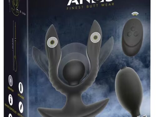 Opblaasbare buttplug met afstandsbediening
