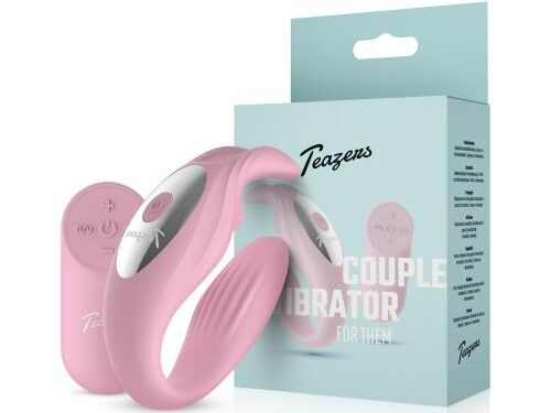 Teazers – Bunny Couple Vibrator met afstandsbediening – Roze
