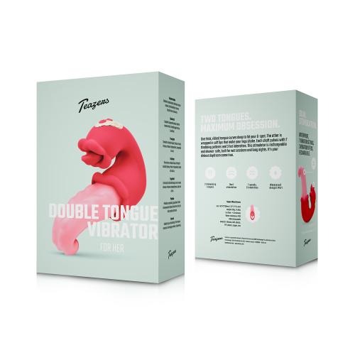 Teazers – Double Tongue Vibrator – Roze