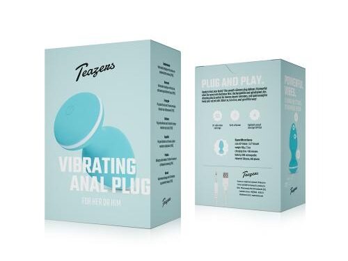 Teazers- Blanca Vibrerende Anaal Plug