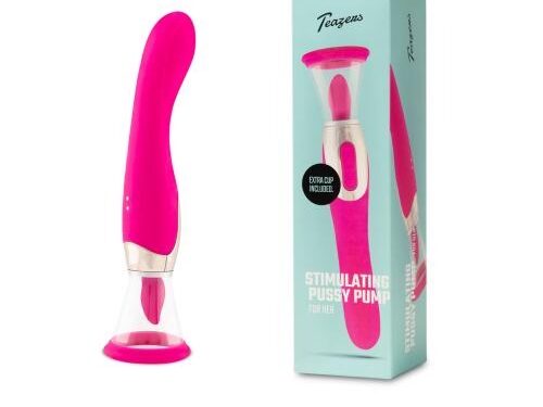 Teazers - Pleasure Pump Met G-Spot Vibrator - Roze