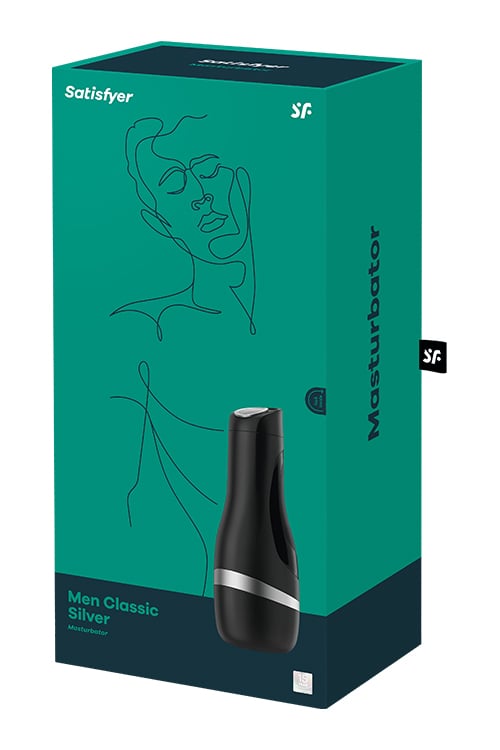Men Classic Silver Masturbator