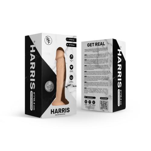 Harris Realistische Temperatuurgevoelige Dildo