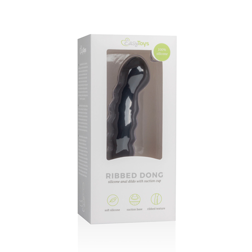 Zwarte Siliconen Dildo Met Zuignap